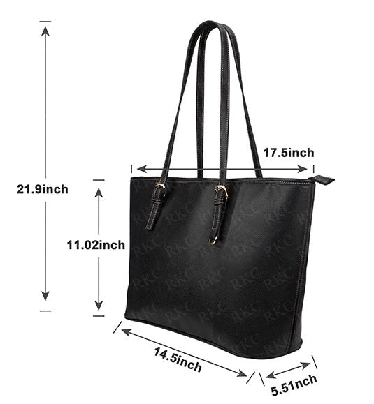 Exclusive Unkechaug Seal PU Leather Tote Bag