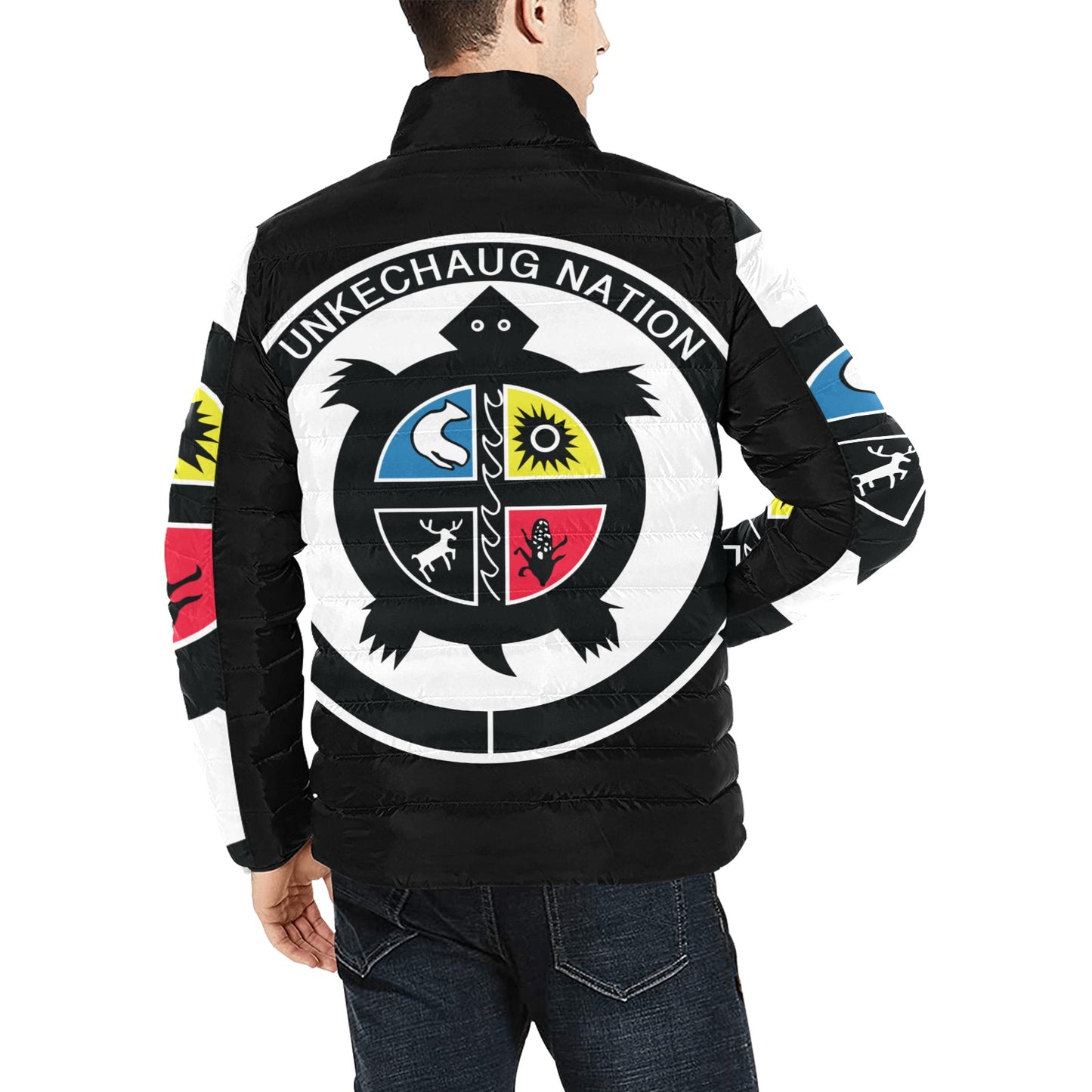 Exclusive Tribal Puffer Jacket For Men