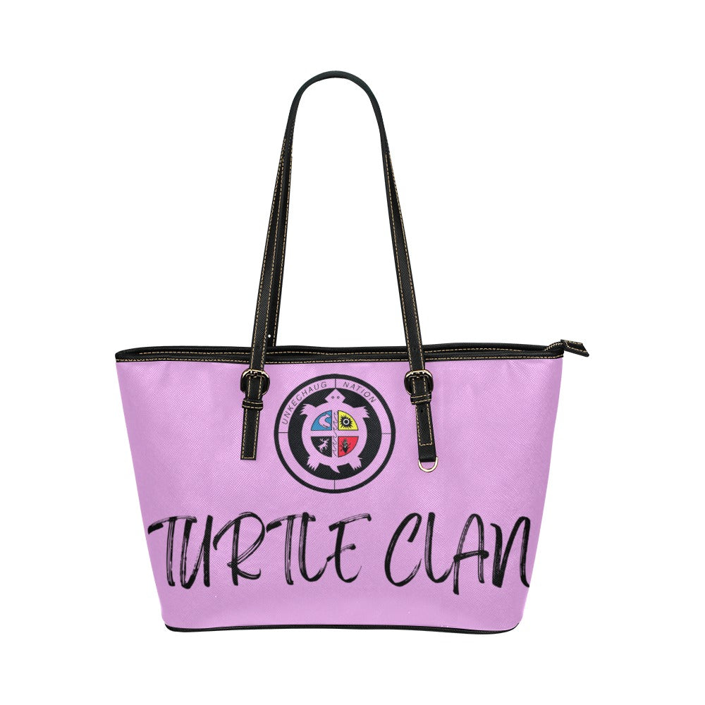 Exclusive Turtle Clan PU Leather Tote Bag