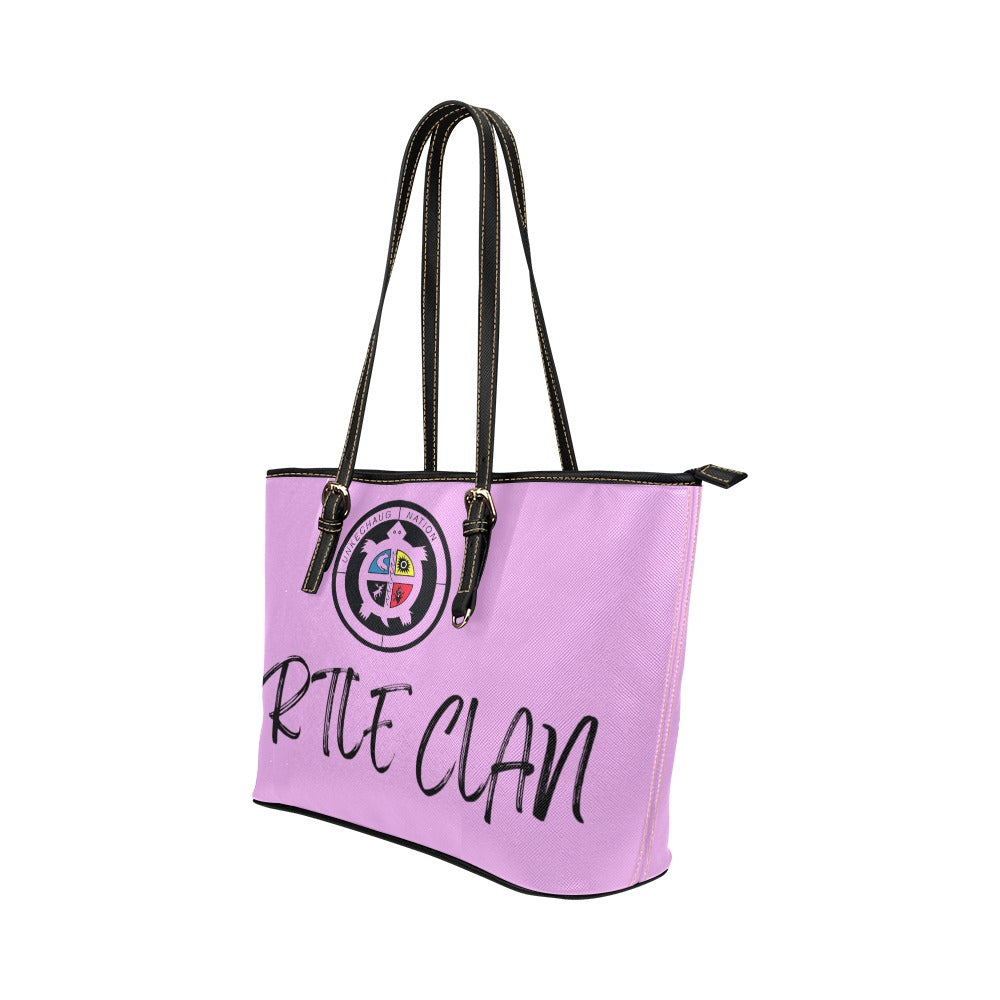 Exclusive Turtle Clan PU Leather Tote Bag