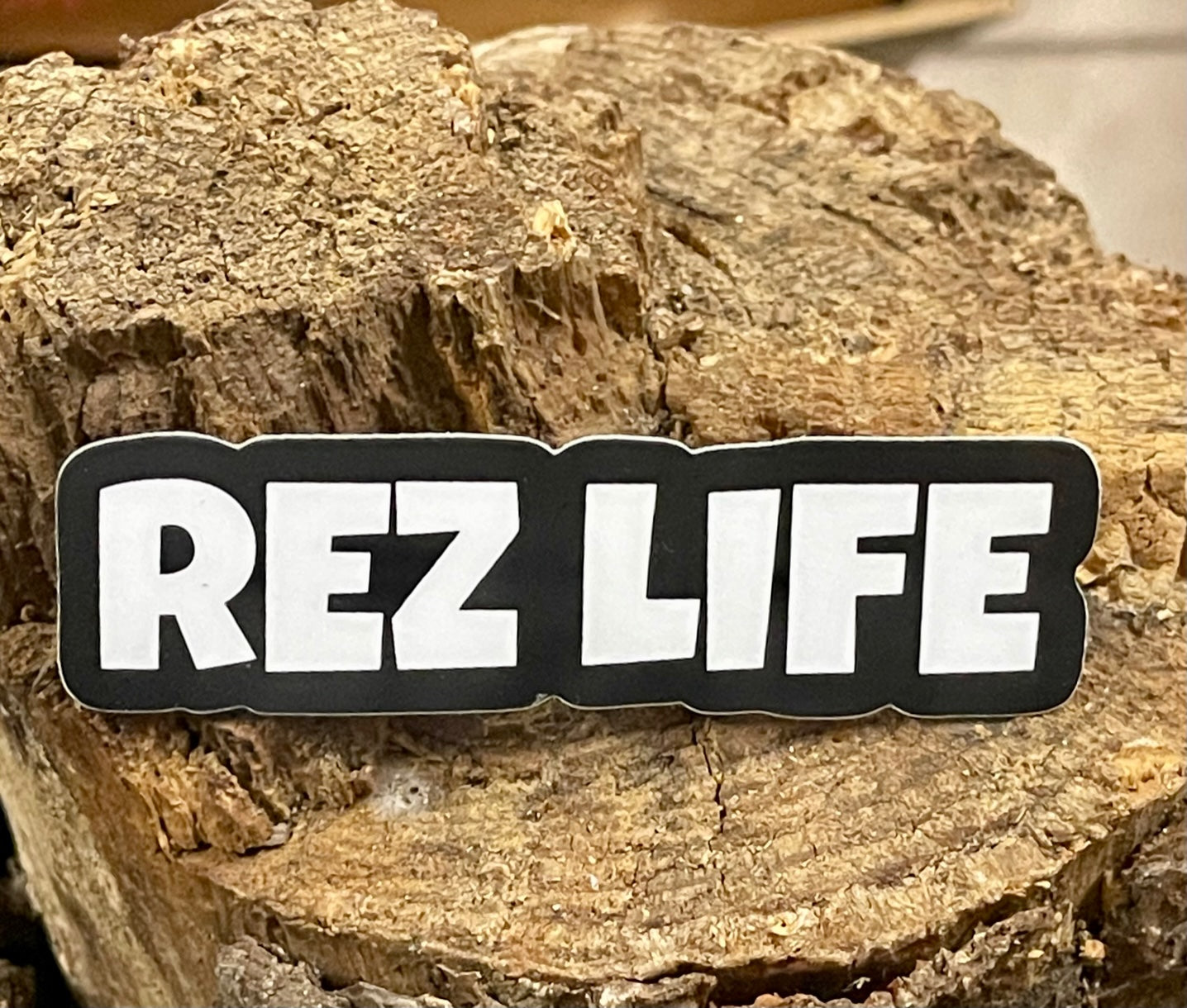 Rez Life Die Cut Sticker