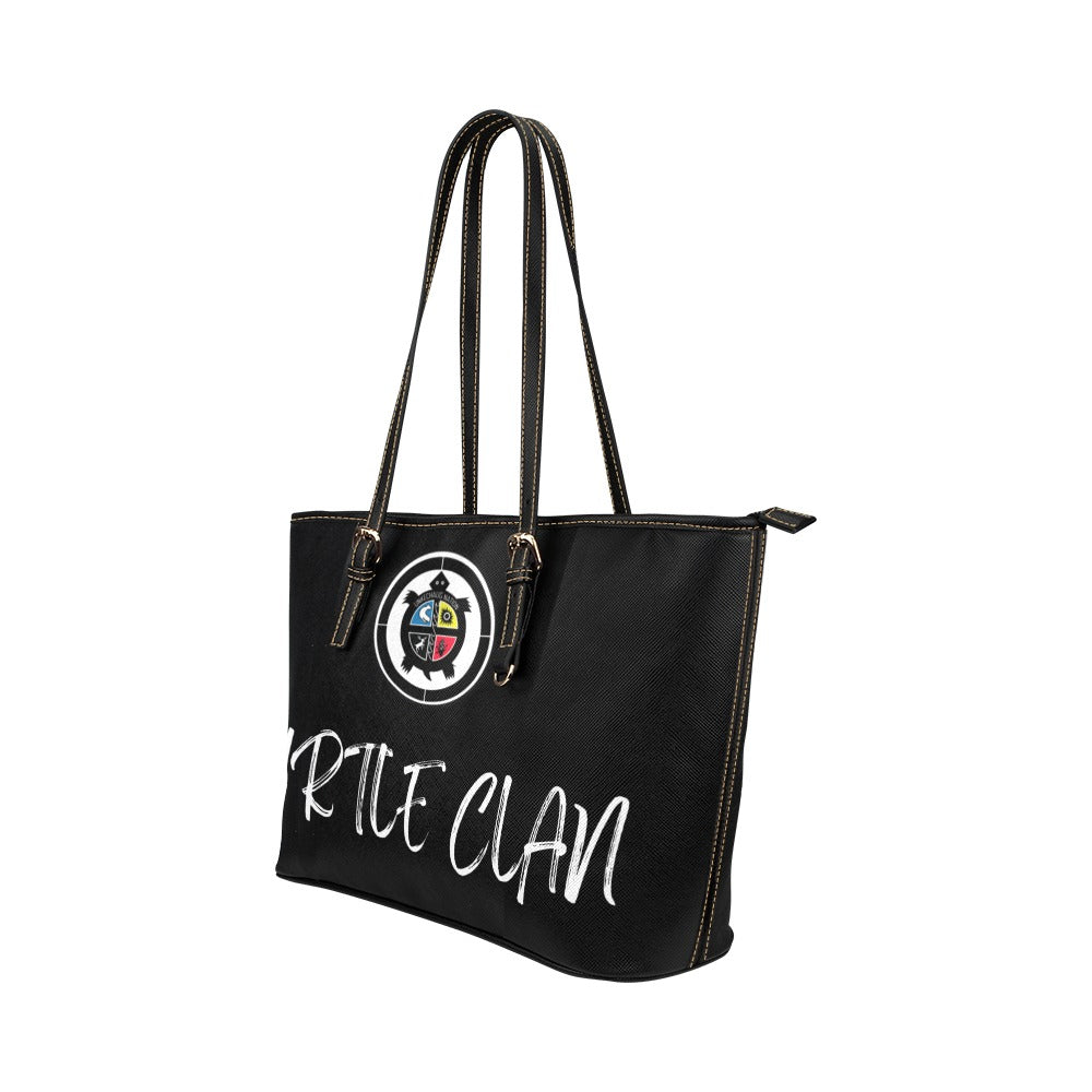 Exclusive Turtle Clan PU Leather Tote Bag