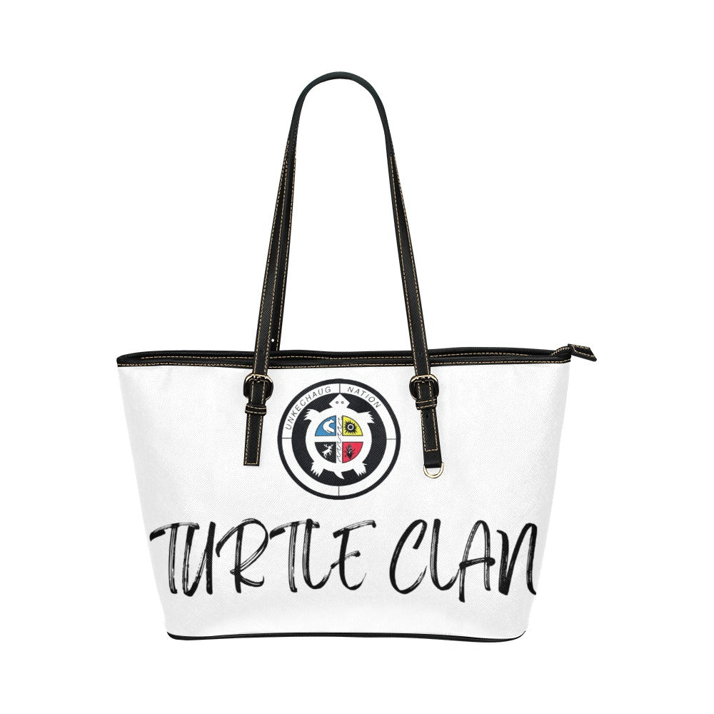 Exclusive Turtle Clan PU Leather Tote Bag