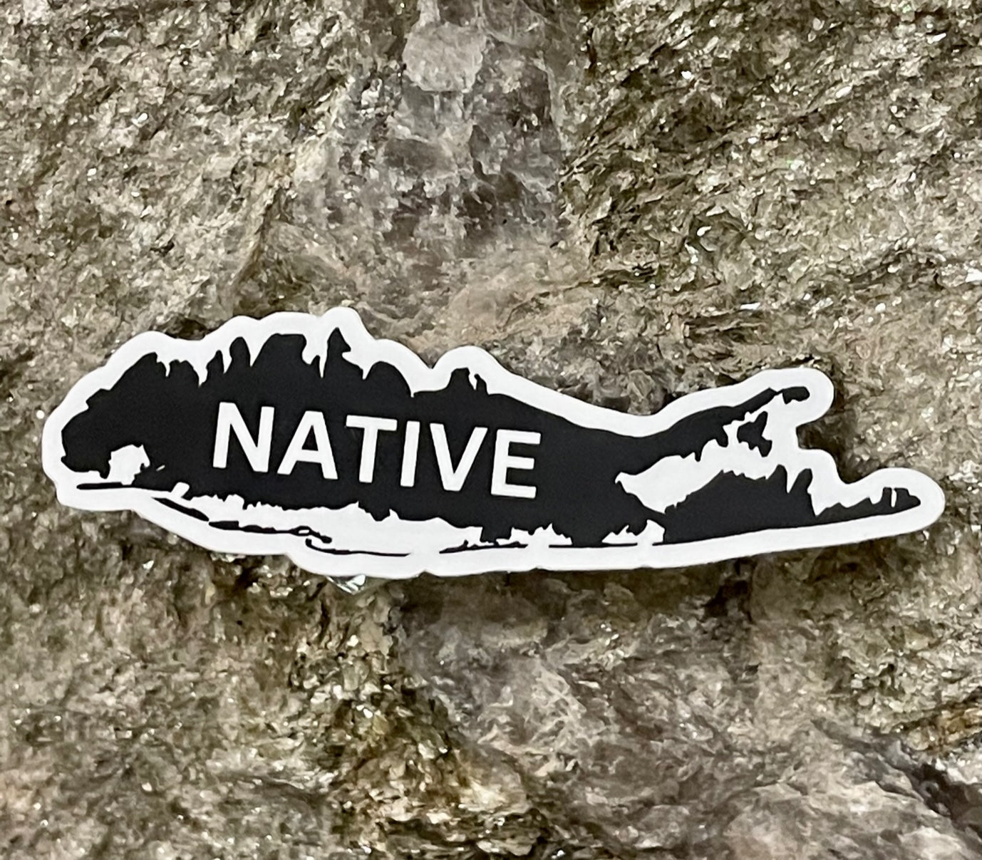 Native Long Islander Die Cut Sticker