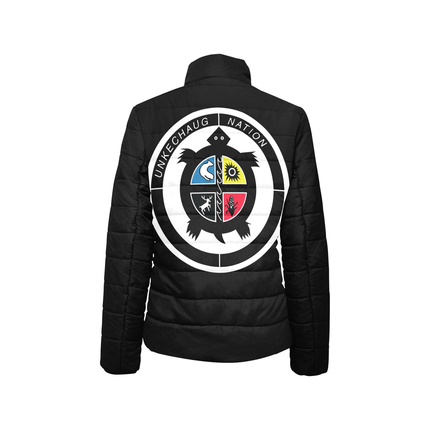 Exclusive Tribal Puffer Jacket For Woman
