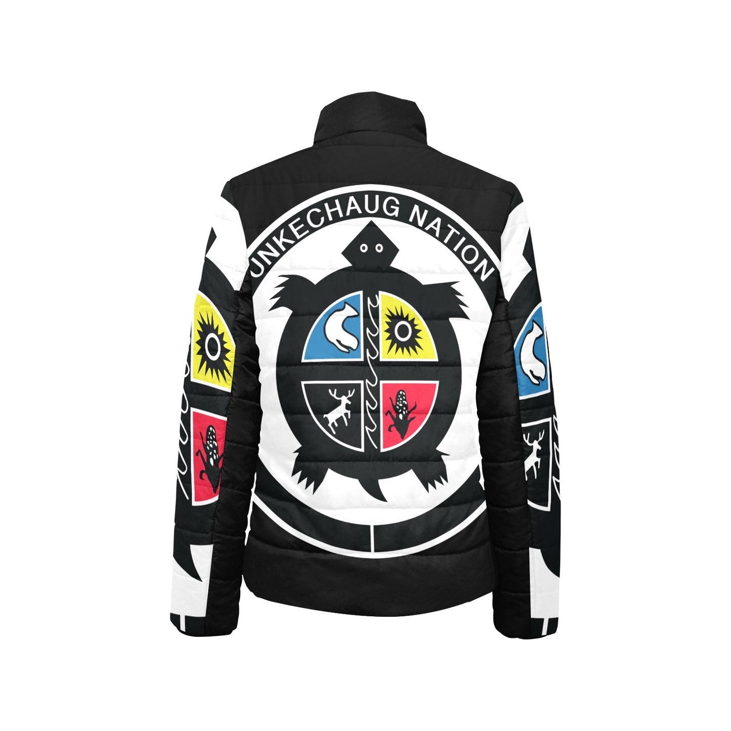 Exclusive Tribal Puffer Jacket For Woman